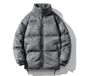 Dusky Color Padded Zipper Jacket , - Streetwear Jacket - Slick Street