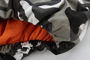 Disruptive Camouflage Elastic Waist Jacket , - Streetwear Jacket - Slick Street