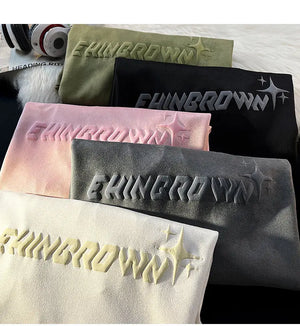 EHNGROWN Polygons Star Shape Short Sleeved T-Shirt , - Streetwear T-Shirts - Slick Street