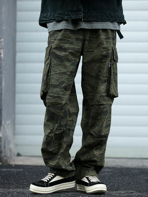 Camouflage Art Craft Cargo Pants , - Streetwear Pants - Slick Street