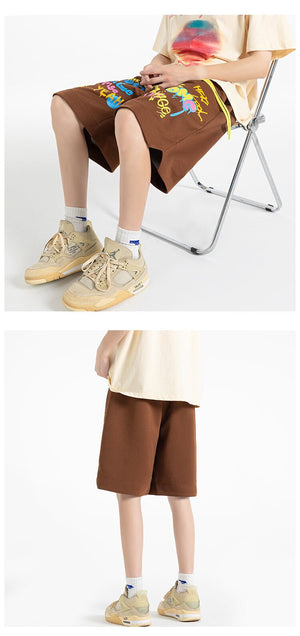 SAVAGE Colorful Neon Style Shorts , - Streetwear Shorts - Slick Street