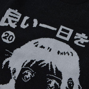 SENSELESS 20 Anime Knit Sweater ,  - Streetwear Sweater - Slick Street