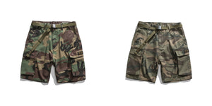 Tactical Multi-Pocket Cargo Shorts , - Streetwear Shorts - Slick Street