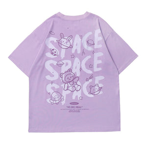 No Big Deal Space Anime T-Shirt , - Streetwear T-Shirts - Slick Street