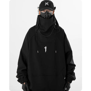 Plain Color Medieval Cloak Hoodie , - Streetwear Hoodie - Slick Street