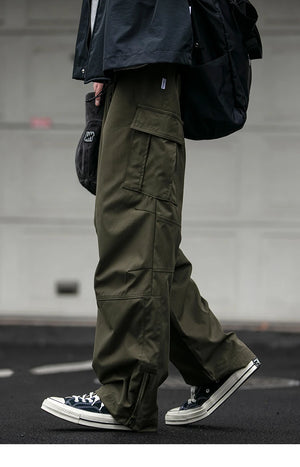 Ankle Zipper Style Cargo Pants , - Streetwear Pants - Slick Street