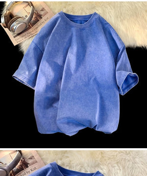 Gothic Washed Smoky Style T-Shirt , - Streetwear T-Shirts - Slick Street