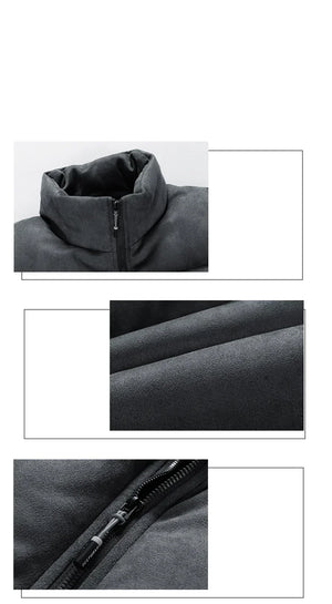 Solid Color Puff Sleeves Bubble Jacket , - Streetwear Jacket - Slick Street