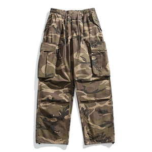 Camouflage Art Craft Cargo Pants Jungle Camo, XXS - Streetwear Pants - Slick Street