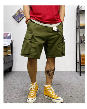 Tactical Multi-Pocket Cargo Shorts , - Streetwear Shorts - Slick Street
