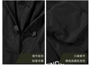 Black Shawl Style Short Sleeve Top Hoodie , - Streetwear Hoodie - Slick Street