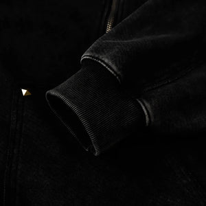 T2 Rivet Zipper Hoodie , - Streetwear Hoodie - Slick Street
