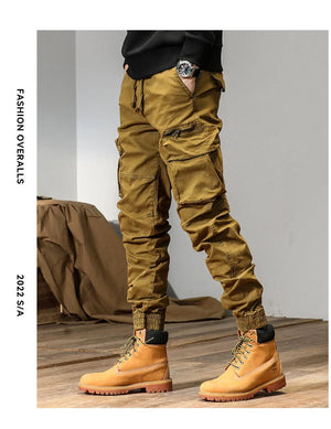 Tactical Elastic Waist And Ankle Pants , - Streetwear Pants - Slick Street