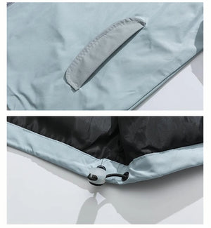 AMAIMON Stand-Up Collar Windbreaker Jacket , - Streetwear Jacket - Slick Street