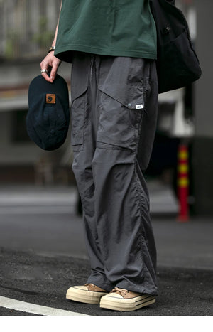Waterproof Nylon Cargo Pants , - Streetwear Cargo Pants - Slick Street