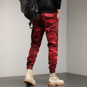 Drawstring Combat Military Cargo Pants , - Streetwear Pants - Slick Street