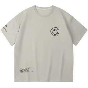 YAN-OWN T-Shirt Light Gray, XS - Streetwear T-Shirts - Slick Street