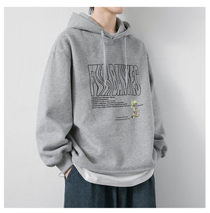 Optical Illusion Article Hoodie Gray, XS - Streetwear Hoodie - Slick Street
