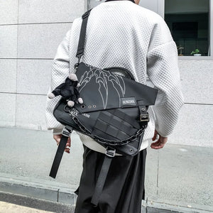 Single Shoulder Multifunctional Bag , - Streetwear Bag - Slick Street