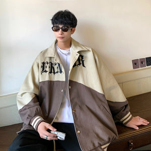 Dual Tone Split Button Up T-Shirt , - Streetwear T-Shirts - Slick Street