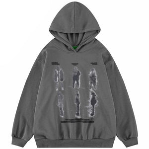 Men's Blurry Shadow Hoodie , - Streetwear Hoodie - Slick Street