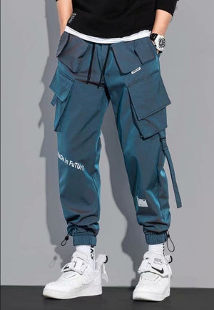 Made in Future Multi Pocket Cargo Pants , - Streetwear Pants - Slick Street