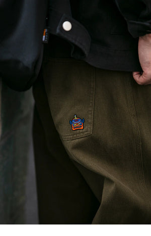 Casual Straight-Leg Trousers , - Streetwear Pants - Slick Street