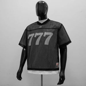 Triple Seven Mesh Panel Style T-Shirt , - Streetwear T-Shirts - Slick Street