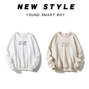 20-20 Number Plain Pullover Sweatshirt , - Streetwear Sweatshirts - Slick Street