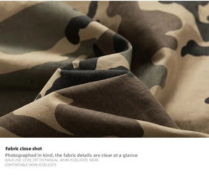 Camouflage Cotton Overshirt , - Streetwear Jackets - Slick Street