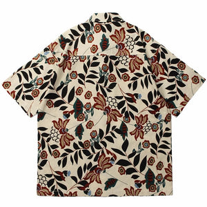 Colorful Floral Art Short Sleeves T-Shirt , - Streetwear T-Shirts - Slick Street