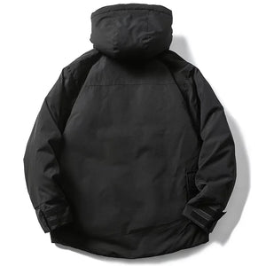 Multi Pockets Mask Style Parka Jacket , - Streetwear Jacket - Slick Street