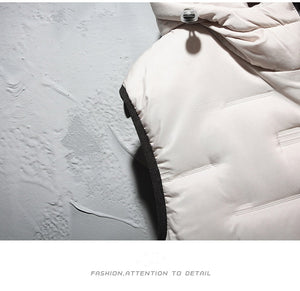 Block Pattern Vest Hoodie , - Streetwear Hoodie - Slick Street