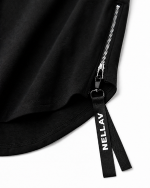 Basic Zip T-Shirt , - Streetwear T-Shirts - Slick Street