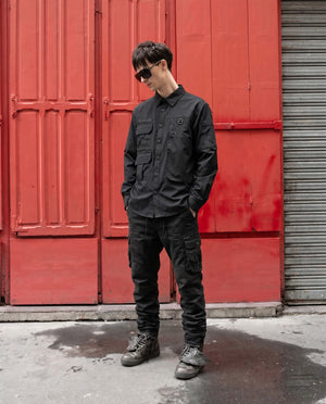 Rib Style Side Pockets Cargo Pants , - Streetwear Cargo Pants - Slick Street