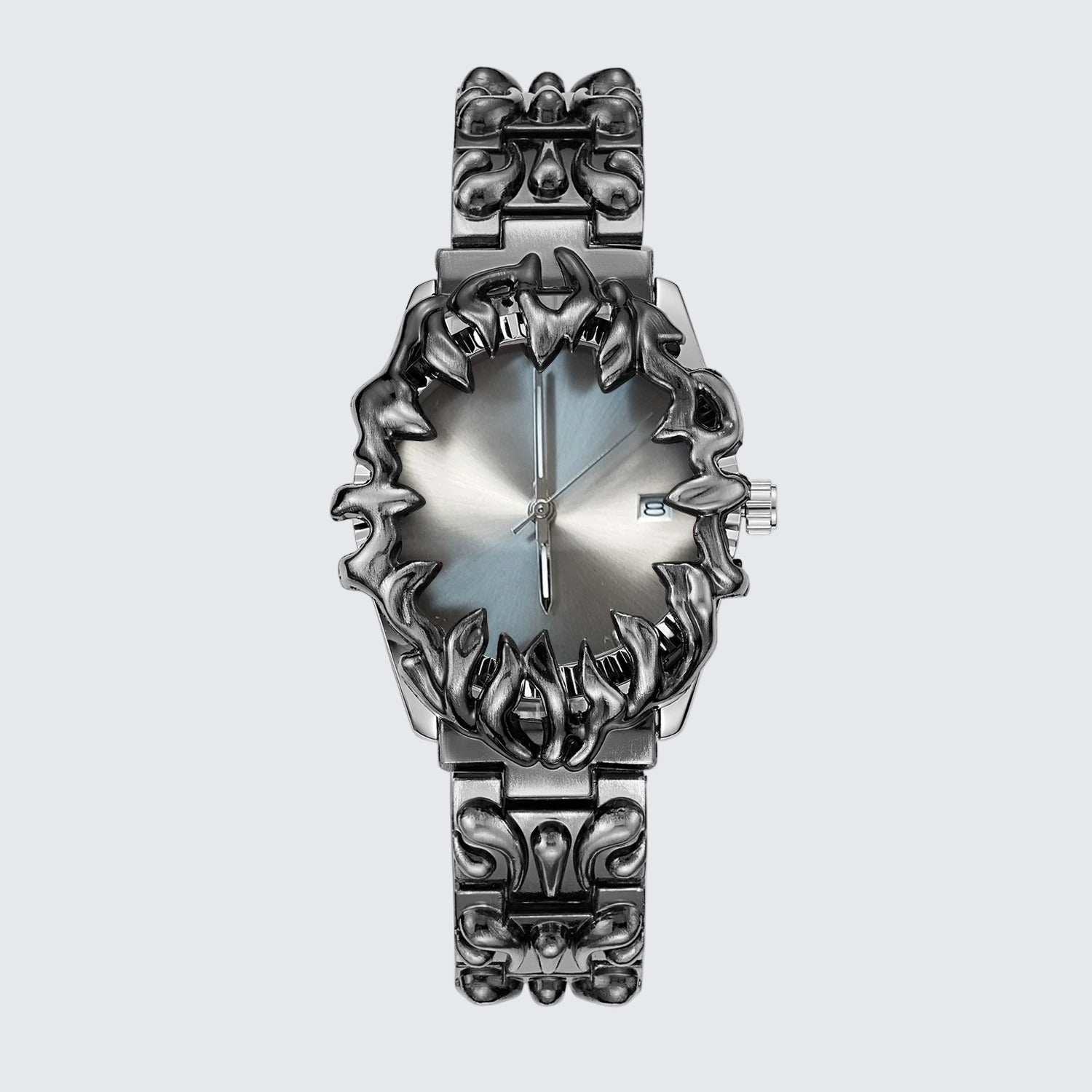 Steel Claw Watch - 45mm Silver, - Streetwear Watches - Slick Street