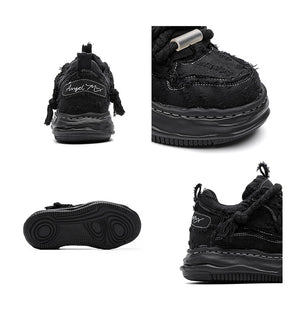 Wraith Low - Triple Black , - Streetwear Shoes - Slick Street