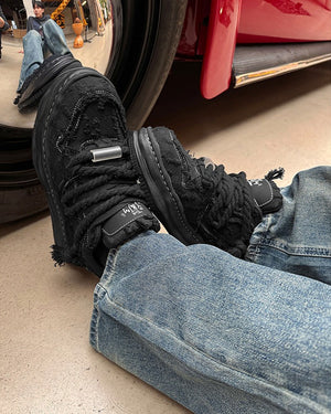 Wraith Low - Triple Black , - Streetwear Shoes - Slick Street