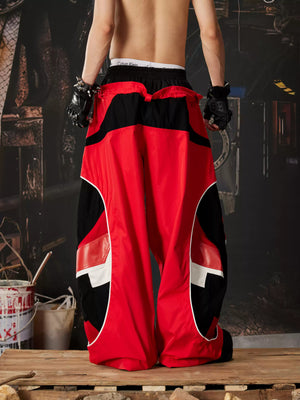 Racing Double Waist Sweatpants , - Streetwear Joggers - Slick Street