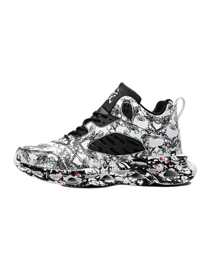 Graffiti Y3 Sneakers , - Streetwear Footwear - Slick Street