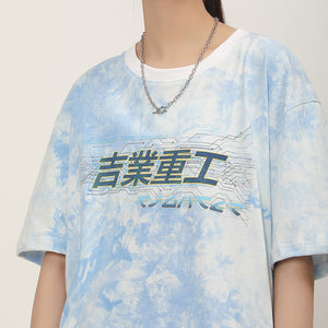 Graffiti Tie-dye T-Shirt , - Streetwear T-Shirts - Slick Street