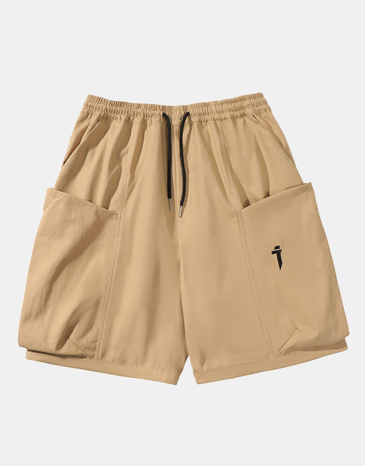 xi Shorts Khaki, XS - Streetwear Shorts - Slick Street