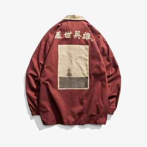 Kanji Hero Jacket , - Streetwear Jackets - Slick Street