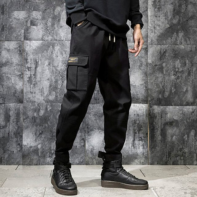 Slant X1 Cargo Pants Black, XS - Streetwear Cargo Pants - Slick Street