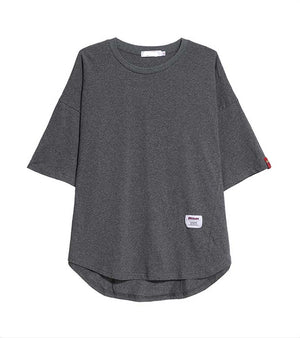 Tunic Loose-Fit T-Shirt Dark gray, XS - Streetwear T-Shirts - Slick Street