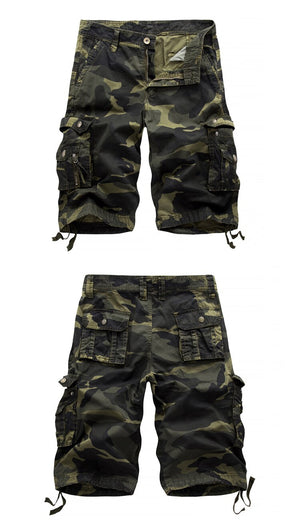 Military Camouflage Vector Shorts , - Streetwear Shorts - Slick Street