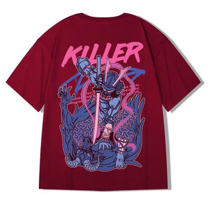 Killer Samurai T-Shirt , - Streetwear T-Shirts - Slick Street