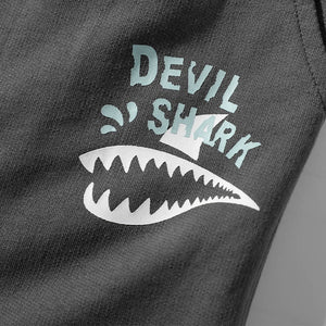 Devil Shark Shorts , - Streetwear Shorts - Slick Street