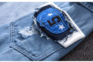 S Denim Hooded Jacket , - Streetwear Jackets - Slick Street