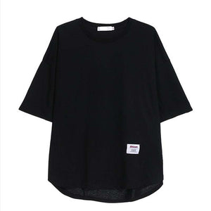 Tunic Loose-Fit T-Shirt Black, XS - Streetwear T-Shirts - Slick Street